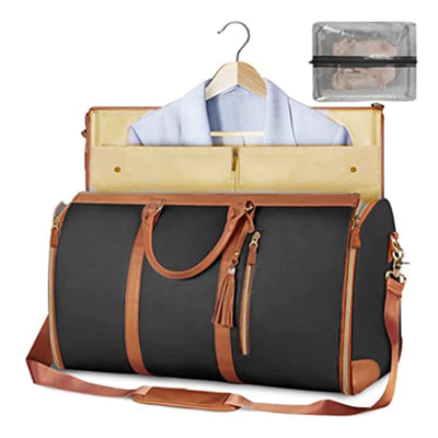 Travel Garment Bag Convertible Garment Duffle Bag Multi-pockets Suit