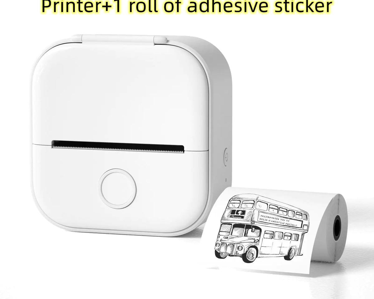 Portable Mini Thermal Label Printer