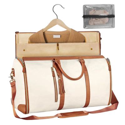 Travel Garment Bag Convertible Garment Duffle Bag Multi-pockets Suit